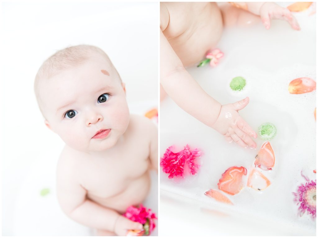 Six Month Lifestyle In-Home Session with milk bath