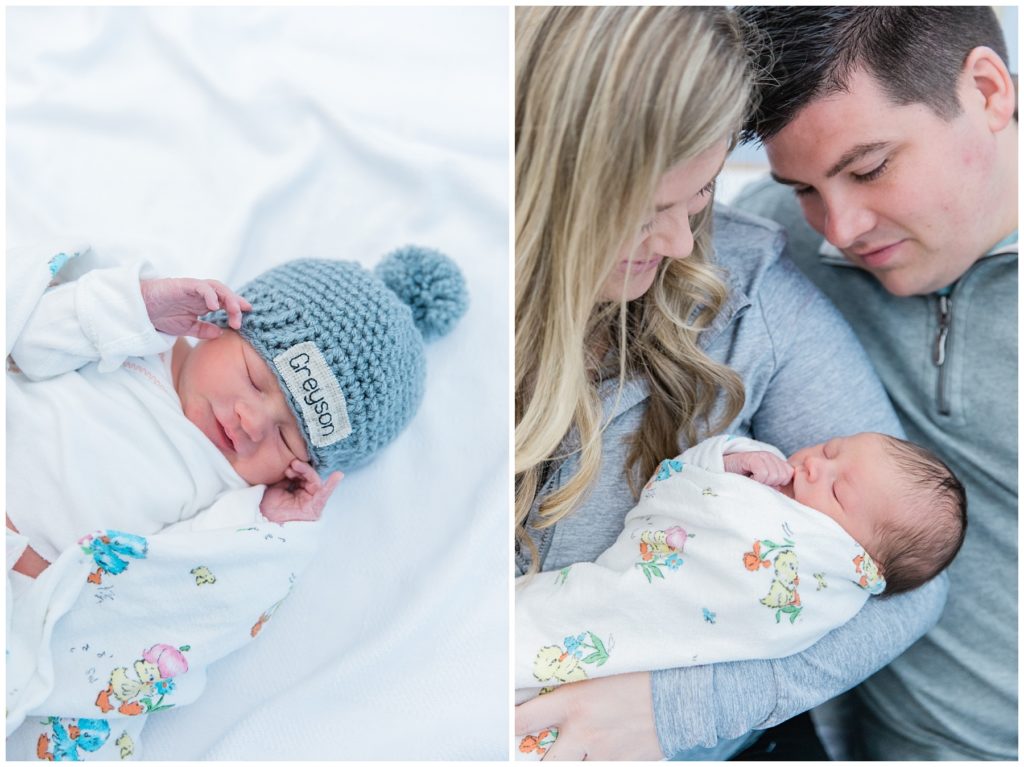 Newborn Pictures in Milwaukee, Wisconsin Hospital