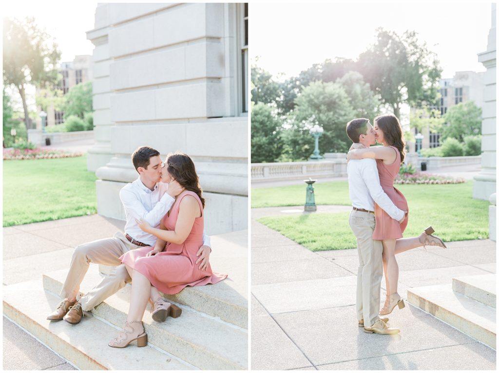 Wisconsin State Capitol Engagement Photography