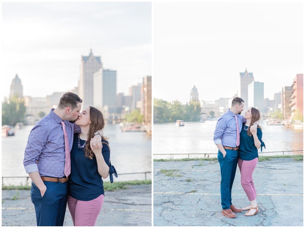 ENGAGED COUPLE PHOTOGRAPHY SESSION IN MILWAUKEE, WI | HAPPY TAKES PHOTOGRAPHY
