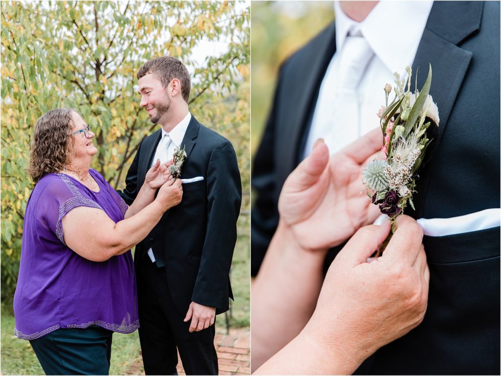 Fall wedding at Old World Wisconsin | Happy Takes Photography
