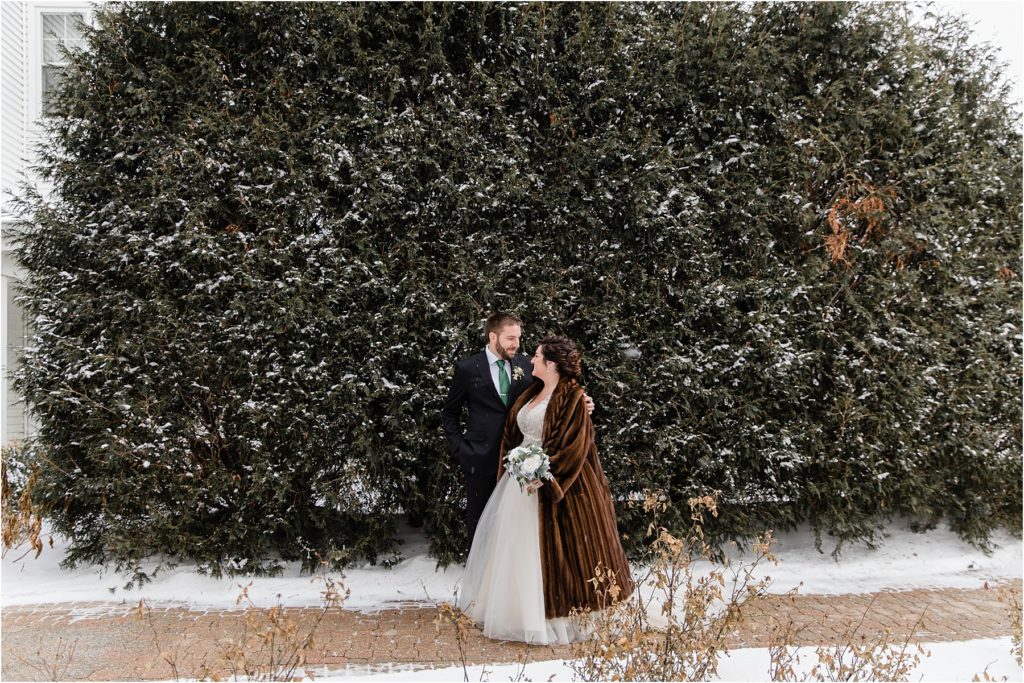 Winter Wedding at the Osthoff Resort in Wisconsin | Happy Takes Photography