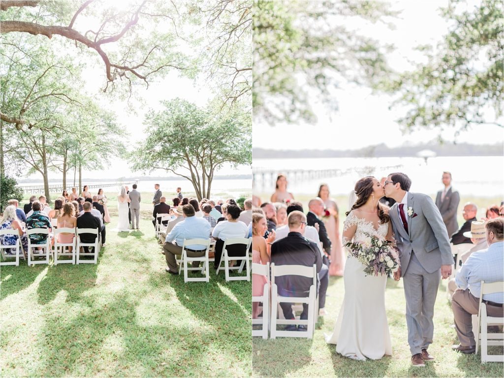 Lowndes Grove Wedding Ceremony in Charleston | Happy Takes Photography